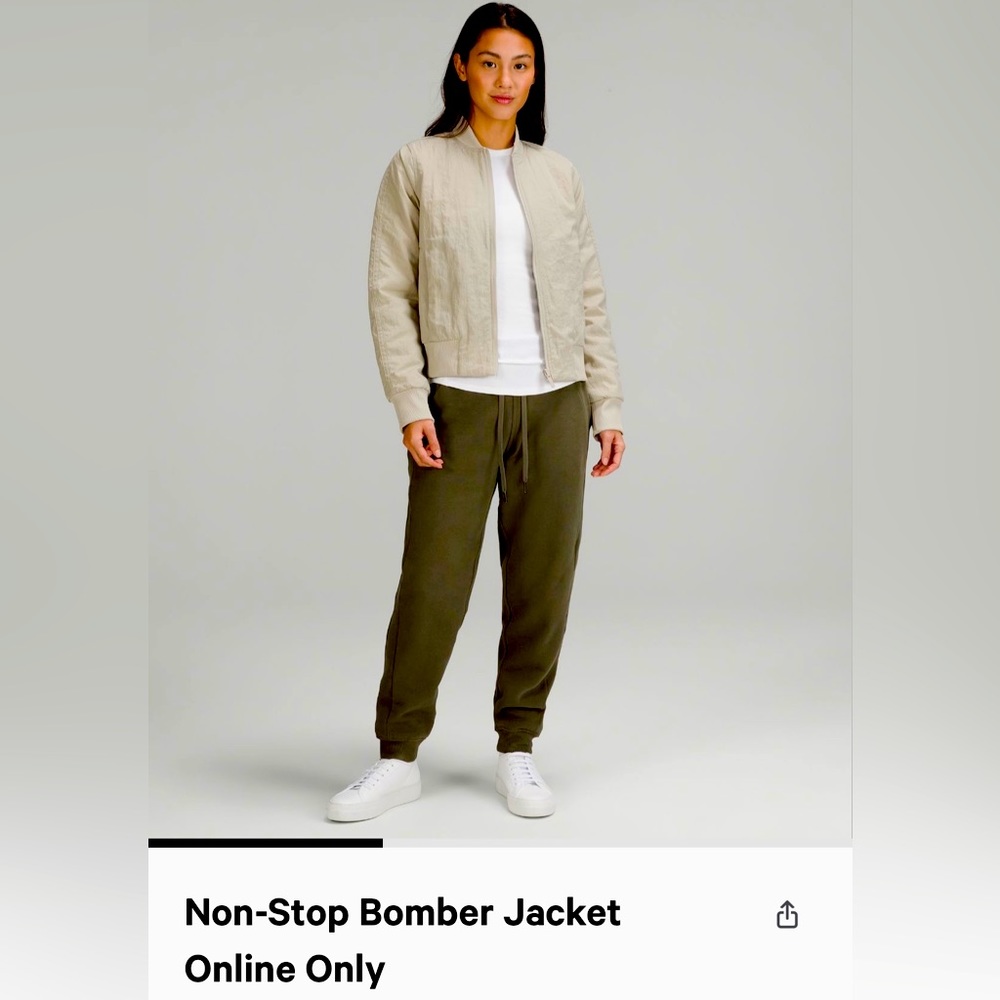 Lululemon Bomber Jacket M - Sold Out Online